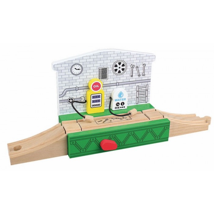 Statie Aterier de Reparatii Feroviare Trenulete din lemn - Engine Repair Station Maxim 